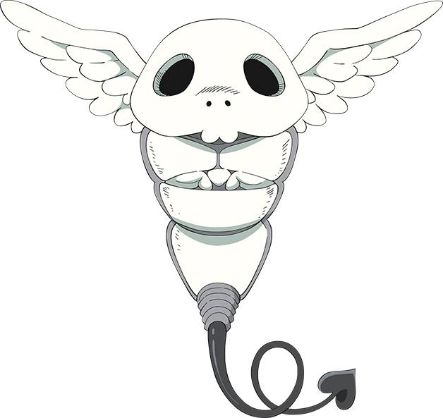 Kogane — a small winged skull shikigami